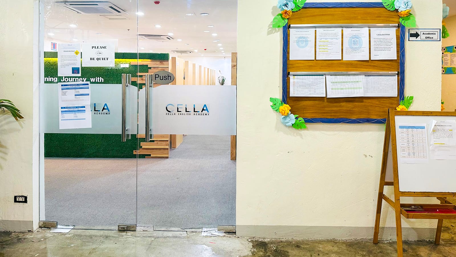 Sảnh chính trường Anh Ngữ CELLA (Premium Campus)