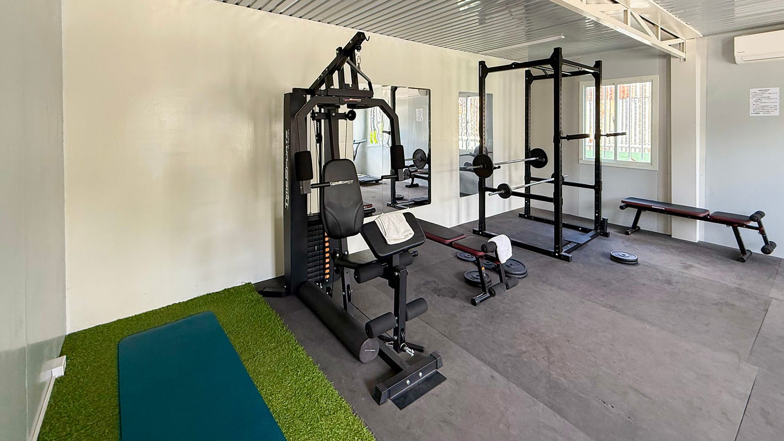 Phòng Gym trường Anh ngữ Curious World Academy