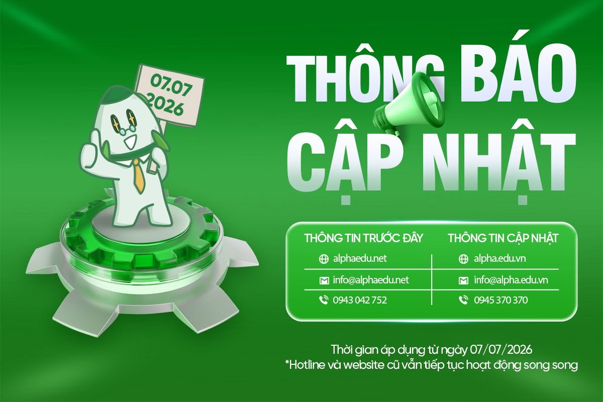 Alpha Education cập nhật thông tin